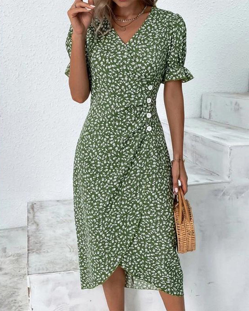 Florbela | Vestido Floral Elegante