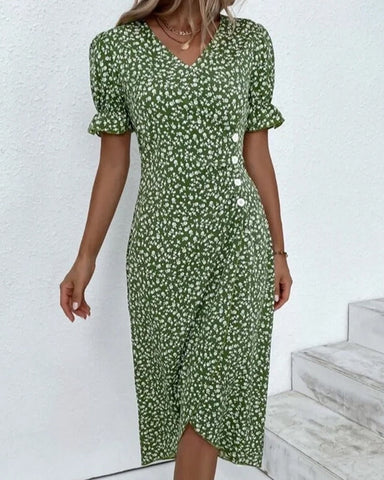 Florbela | Vestido Floral Elegante