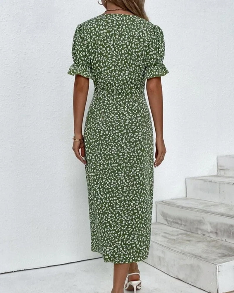 Florbela | Vestido Floral Elegante