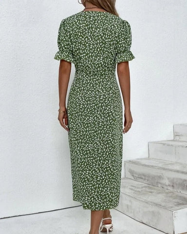 Florbela | Vestido Floral Elegante