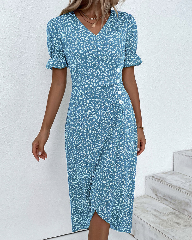 Florbela | Vestido Floral Elegante