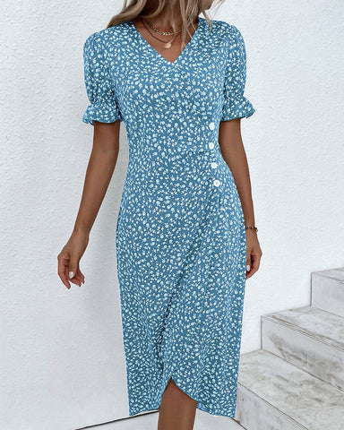Florbela | Vestido Floral Elegante