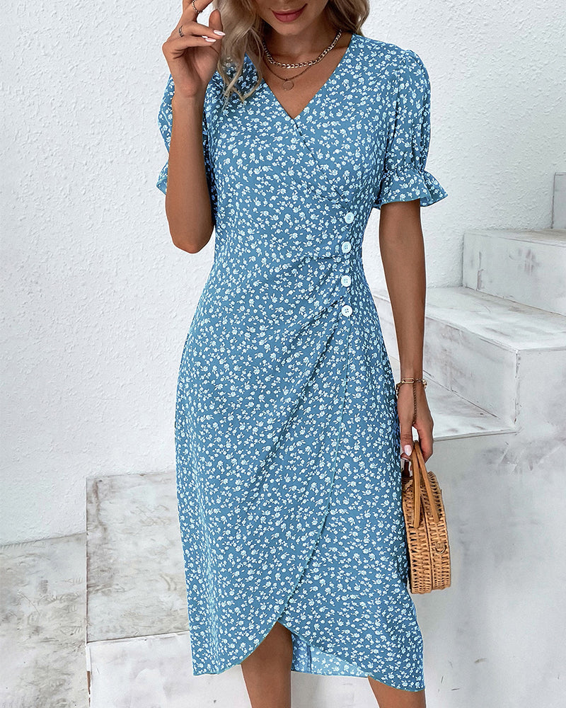 Florbela | Vestido Floral Elegante