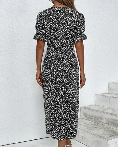 Florbela | Vestido Floral Elegante