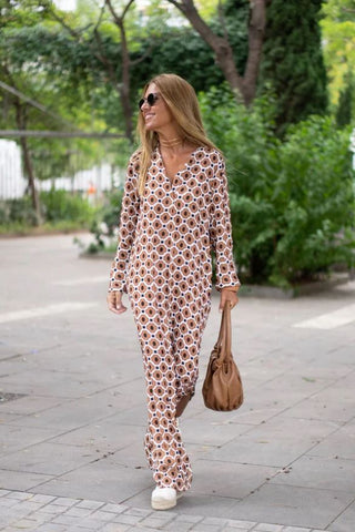 Beatriz | Vestido Elegante com Estampado