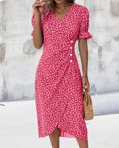 Florbela | Vestido Floral Elegante
