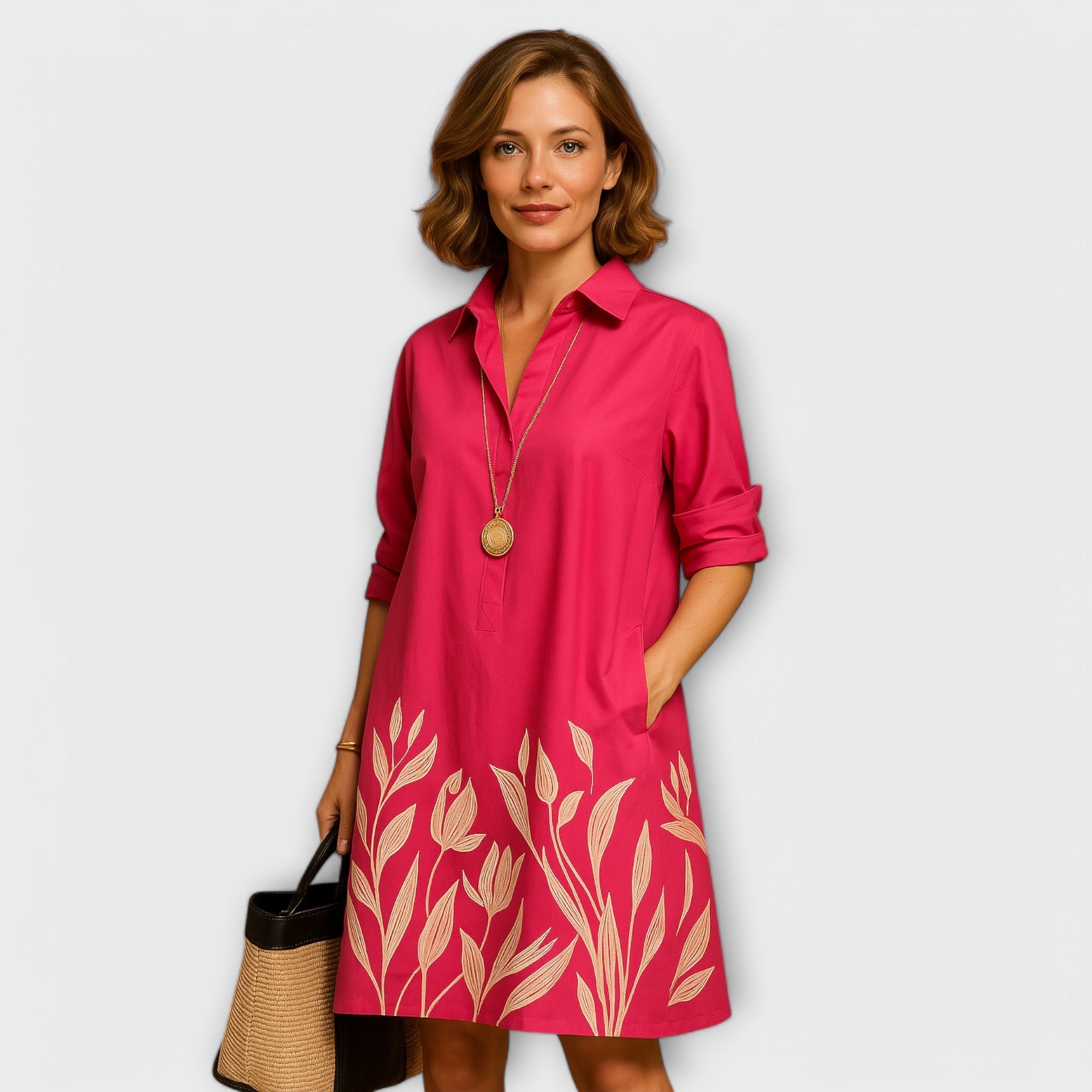 Beatriz - Vestido de camisa moderno