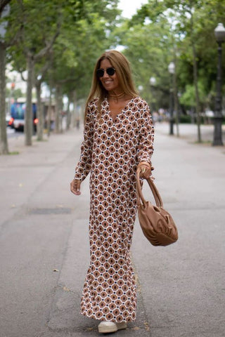 Beatriz | Vestido Elegante com Estampado