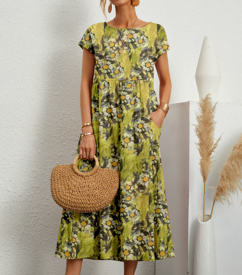Roxana – Vestido Floral Elegante
