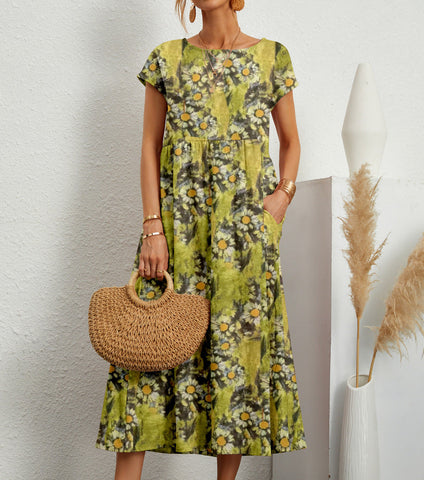 Roxana – Vestido Floral Elegante