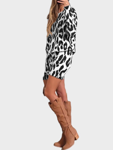 Sandra™ Vestido Leopardo