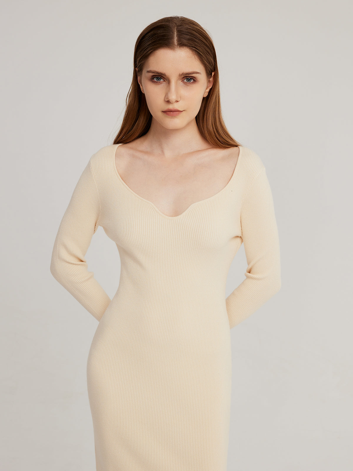Vestido de Manga Longa
