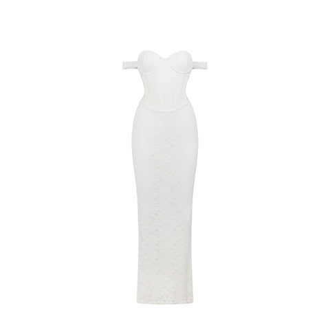 ZANA MAXI DRESS WHITE