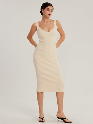 Vestido com Decote em V