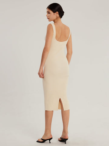 Vestido com Decote em V