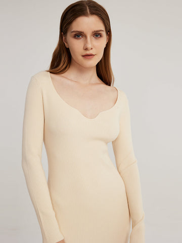 Vestido de Manga Longa