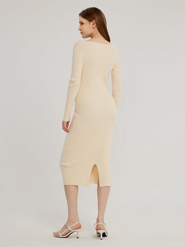 Vestido de Manga Longa