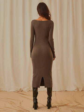 Vestido de Manga Longa