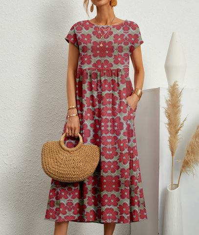 Roxana – Vestido Floral Elegante