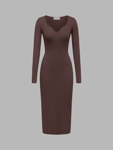 Vestido de Manga Longa