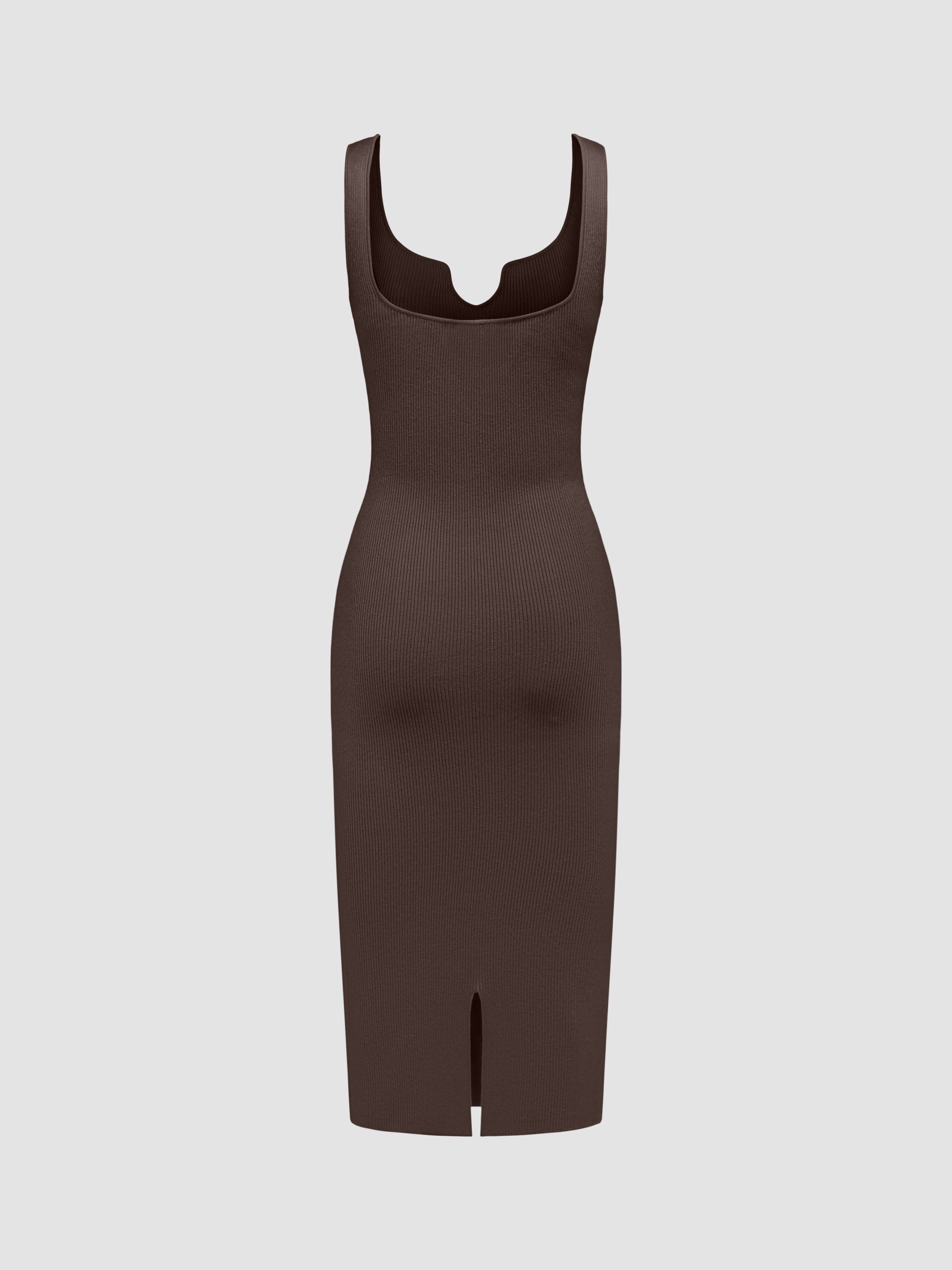 Vestido com Decote em V