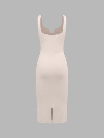 Vestido com Decote em V