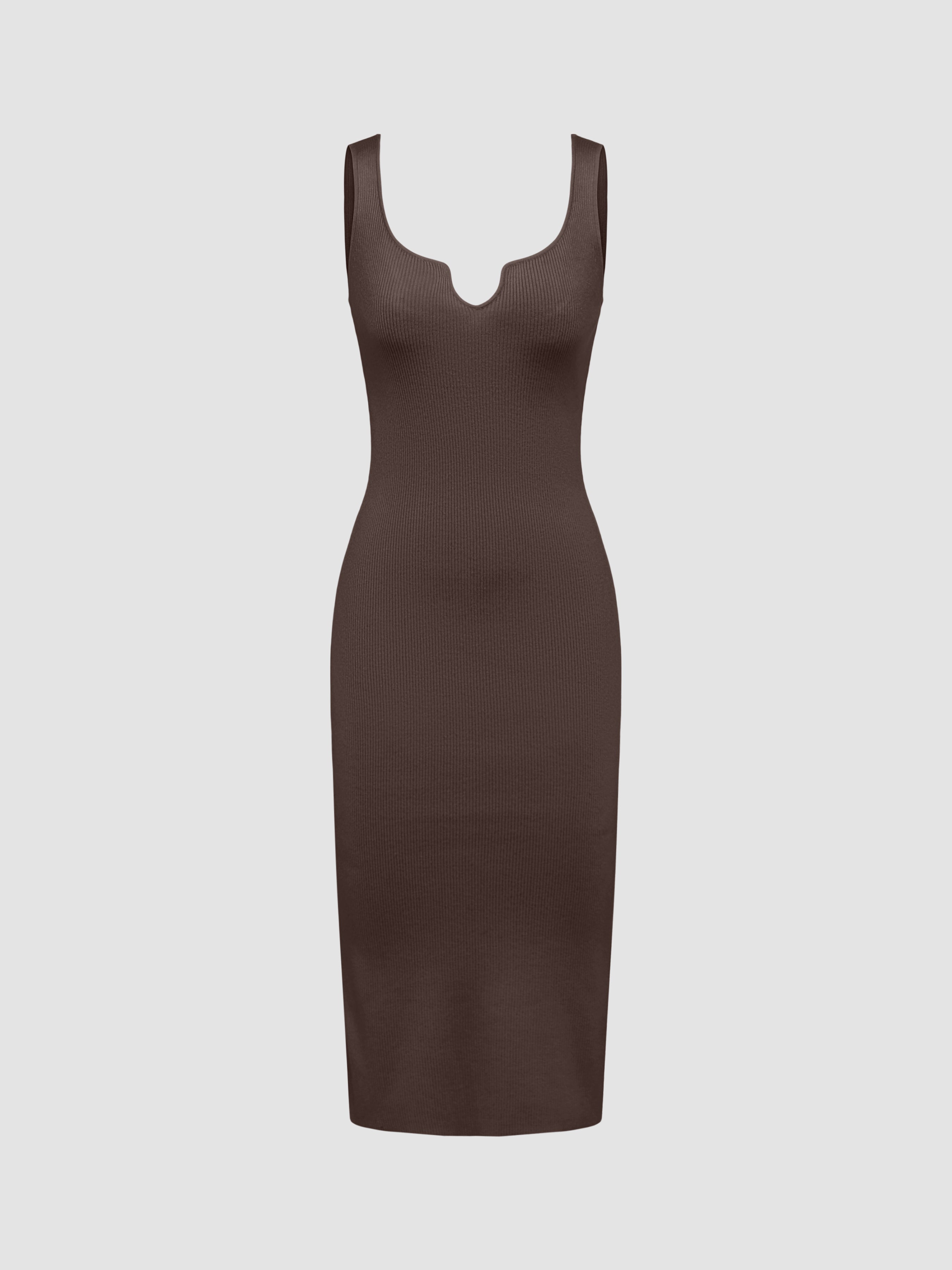 Vestido com Decote em V