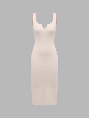 Vestido com Decote em V