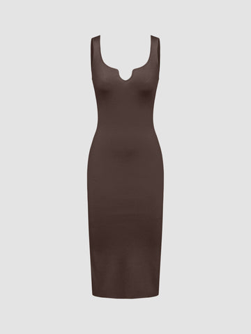 Vestido com Decote em V