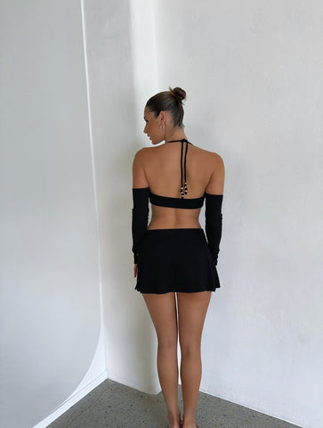 SADIE MINI DRESS BLACK - OUTCAST EXCLUSIVES