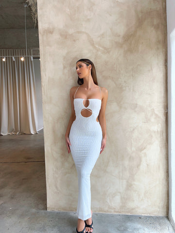 VENICE MAXI DRESS WHITE