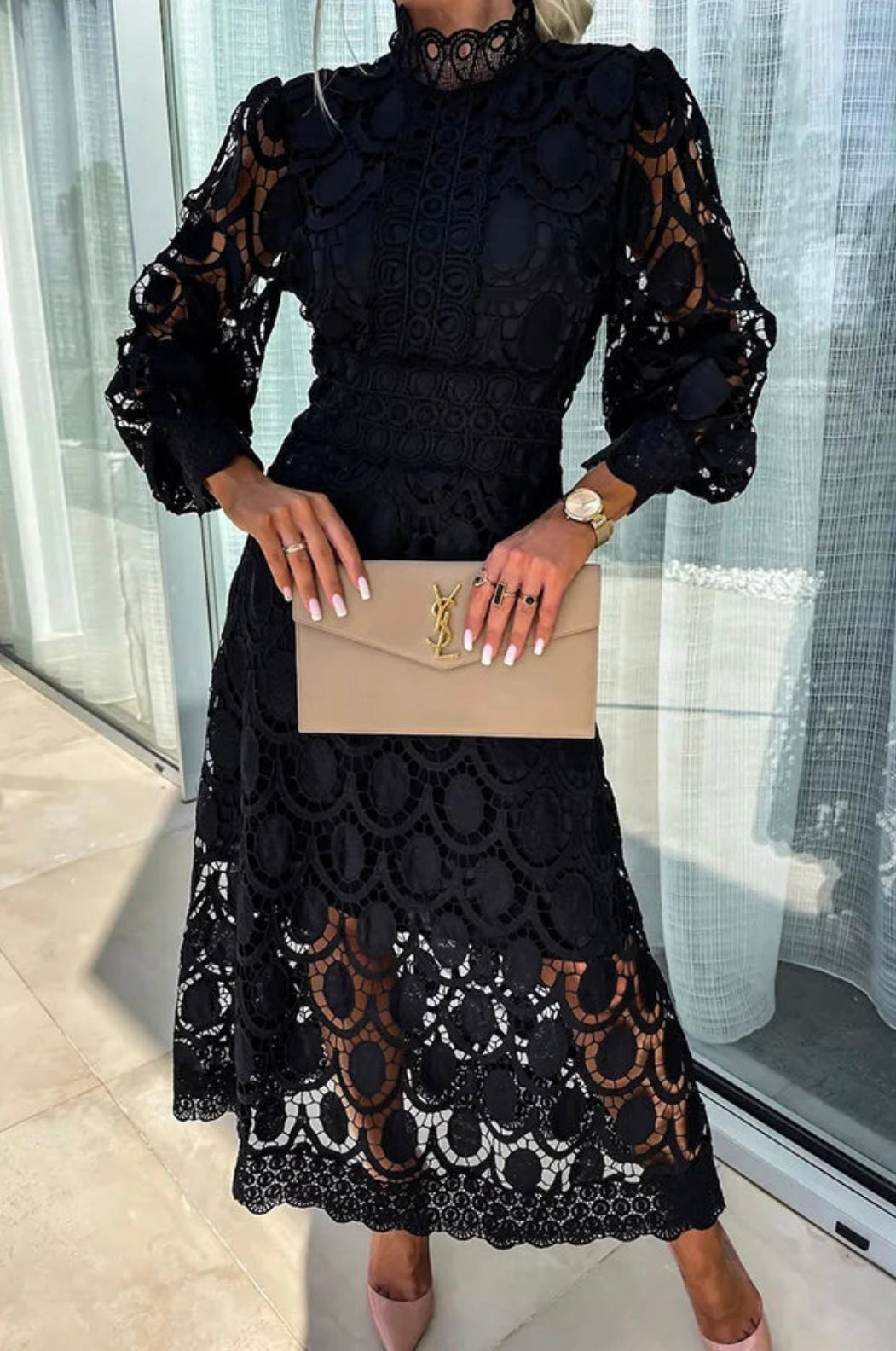Raquel | Vestido Elegante de Renda