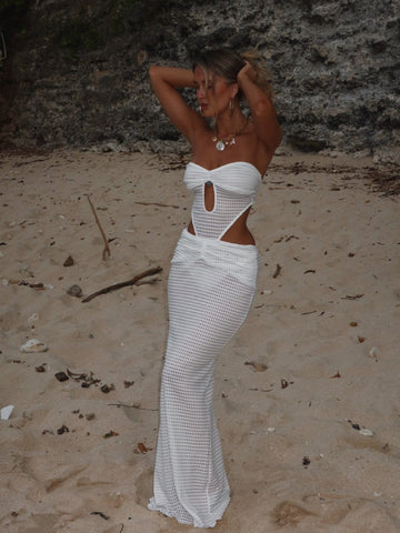 PEPPA MAXI DRESS WHITE