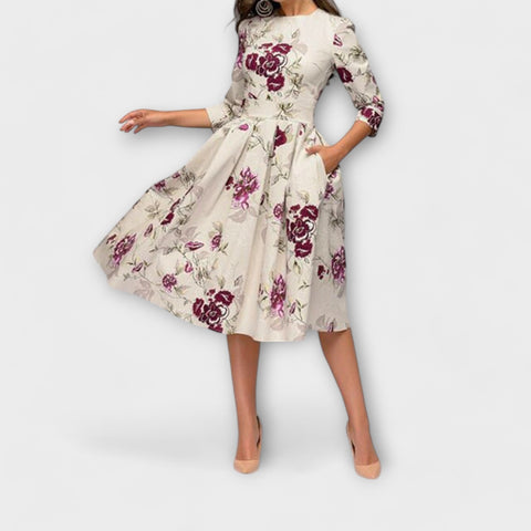 Retrozo - Vestido Elegante Midi
