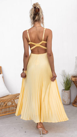 Eva – Vestido  Franzido com Decote em V