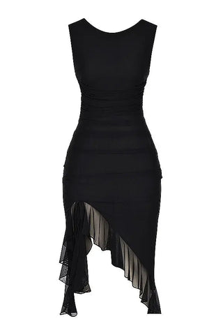 Carlota | Vestido Midi com Folhos