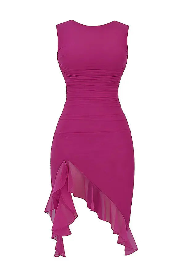 Carlota | Vestido Midi com Folhos