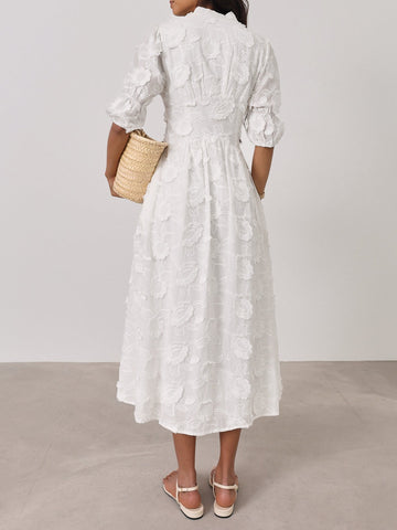 Celeste - Vestido Bordado Floral