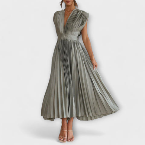 Luana - Vestido com Decote em V