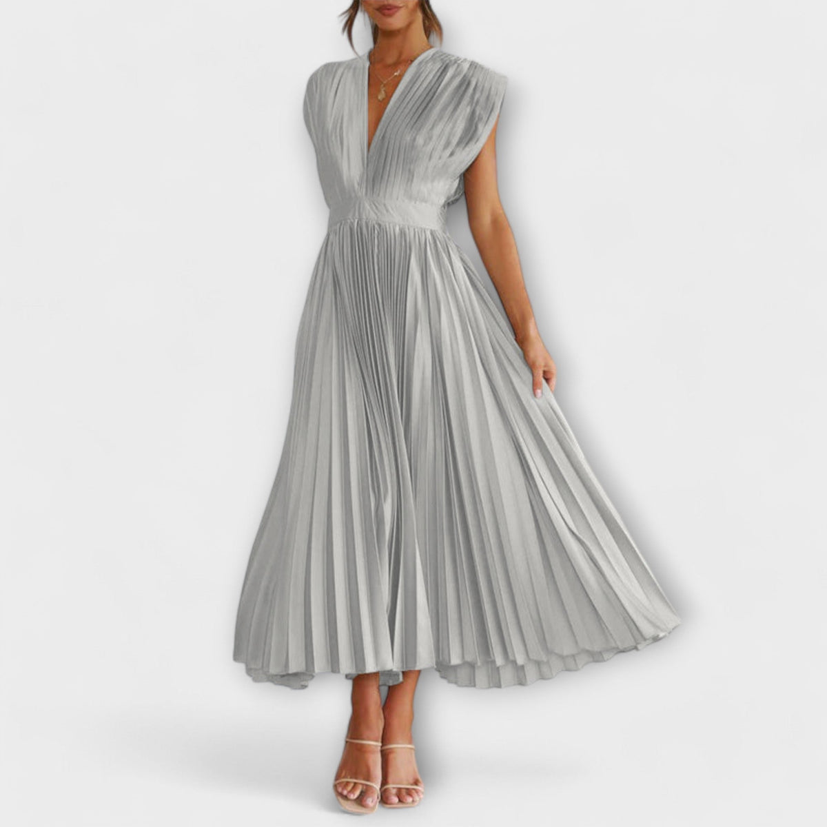 Luana - Vestido com Decote em V