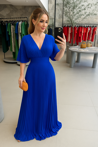 Sofia | Vestido Franzido Sofisticado