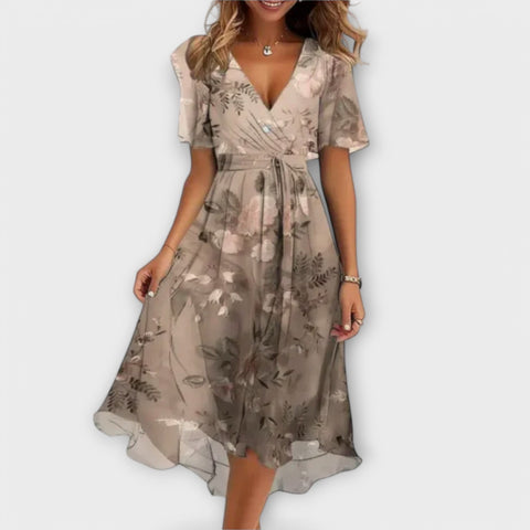 Regina  – Vestido Feminino com Decote em V