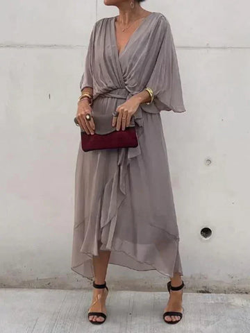 Monica™ | Vestido com Decote em V
