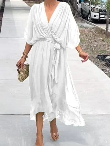 Monica™ | Vestido com Decote em V