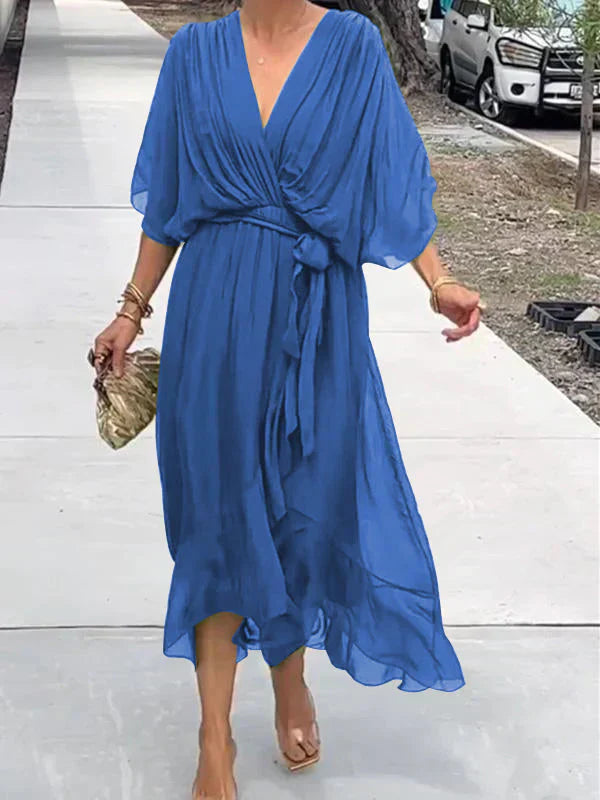 Monica™ | Vestido com Decote em V