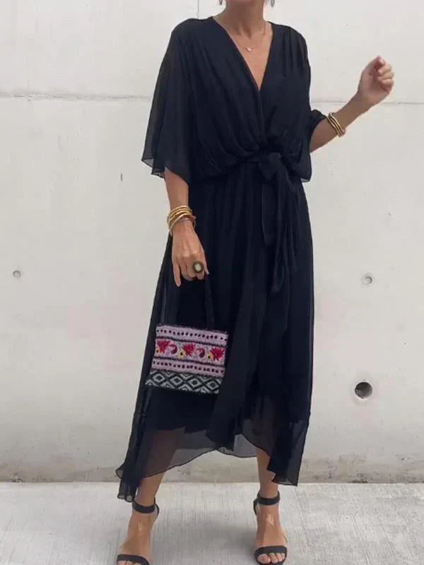 Monica™ | Vestido com Decote em V