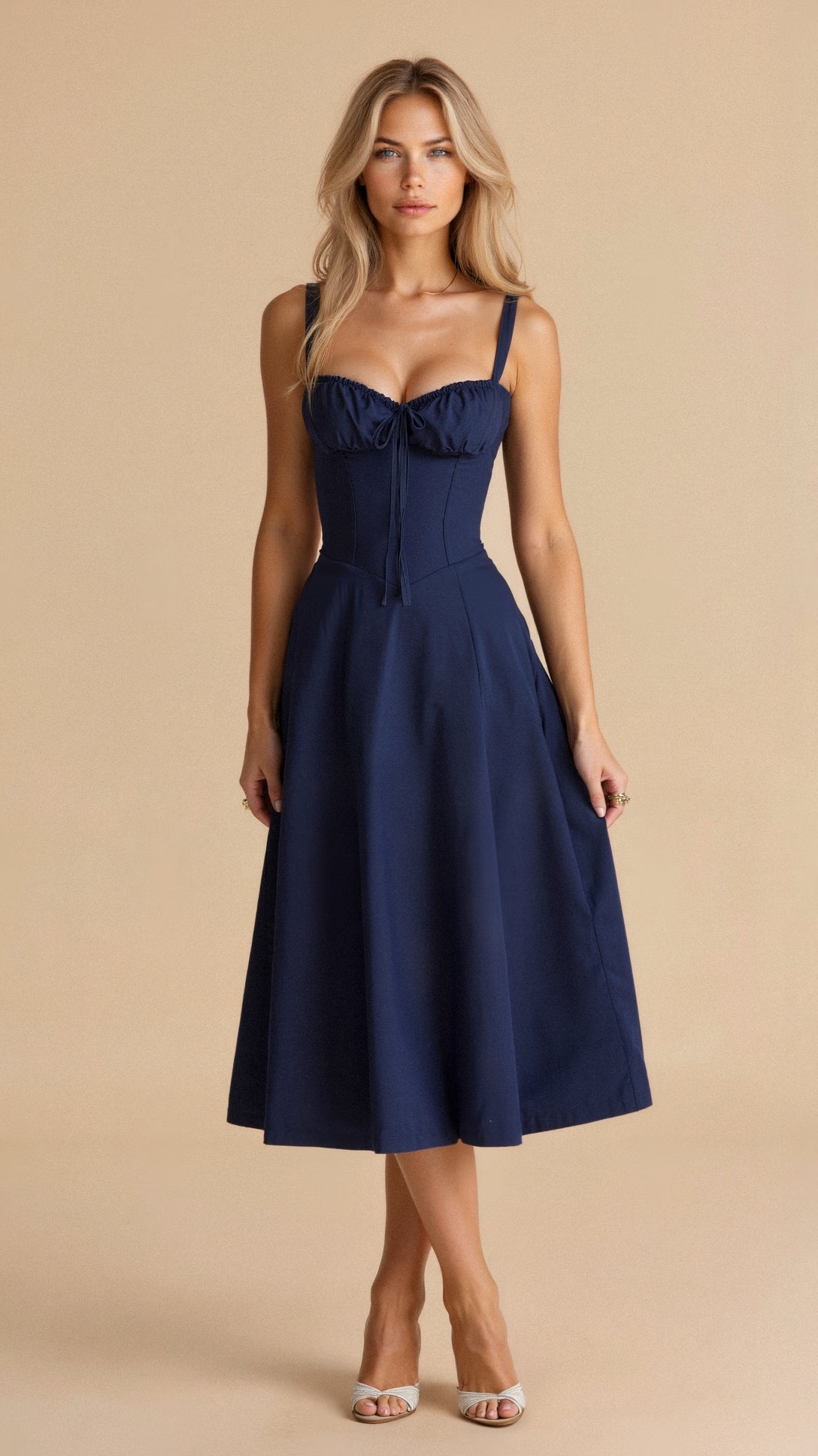 Diana – Vestido Cintado
