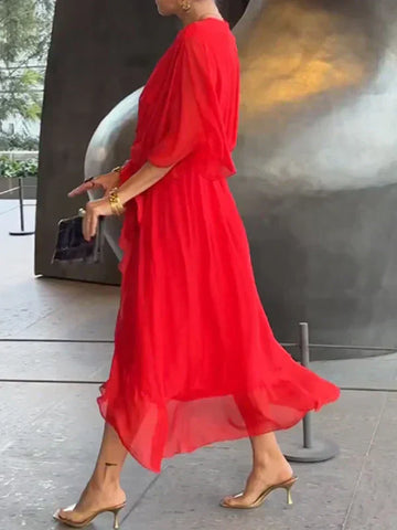 Monica™ | Vestido com Decote em V