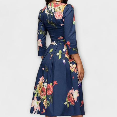 Retrozo - Vestido Elegante Midi