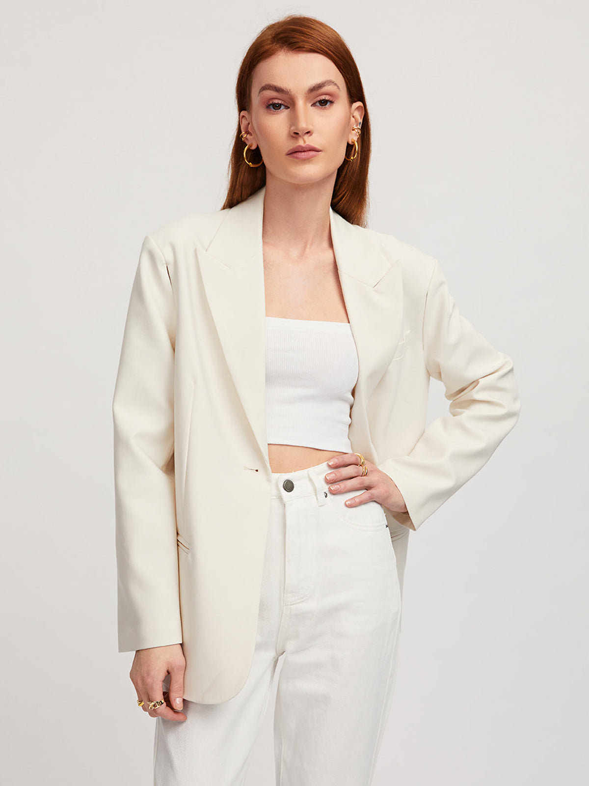 Blazer Chic com Recortes